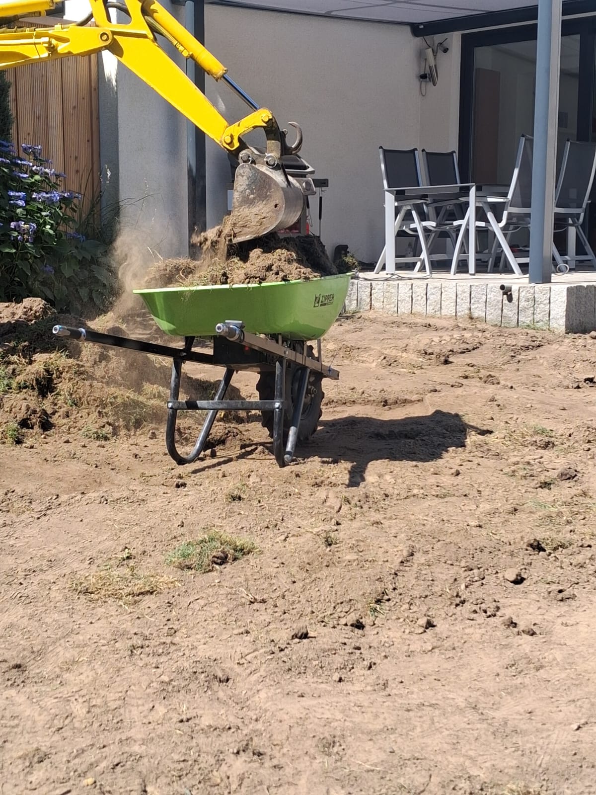 Gartensanierung mit Rollrasen in Bochum