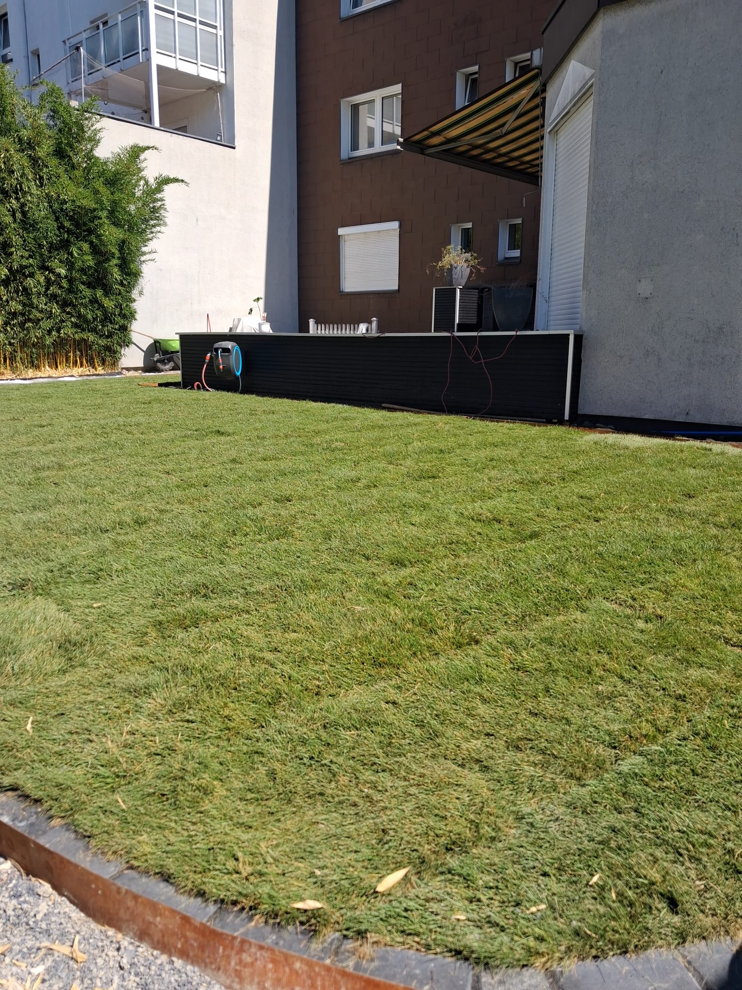 Komplette Neugestaltung einer Terrassen- und Gartenanlage in Gelsenkirchen